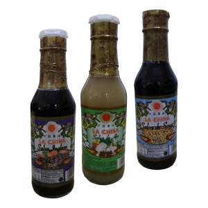 Salsas Pack Culinario Inglesa+ Ajo+ Soya De 150ml La China