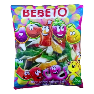 Gomitas Importadas Figuras Divertidas 1kg Bebeto Turquía
