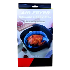 Silicona Bandeja Para Freidora De Aire Redondeada Pack X2