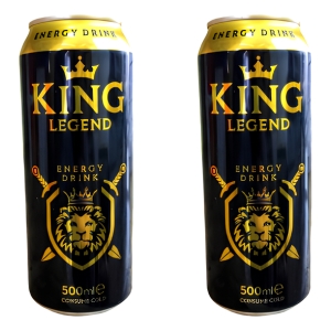 Bebida Energizante Poderosa 2uni 500ml King Legend Energy