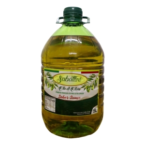 Aceite De Oliva Extra Virgen Prensado En Frio 5lts Sabattini