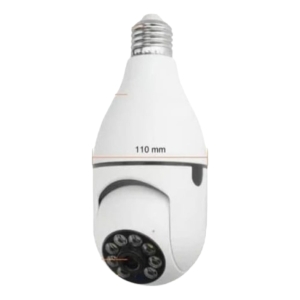 Cámara De Seguridad Tipo Ampolleta Panorámica Wifi 360 Plus