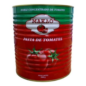 Pasta De Tomates Doble Concentrado De 3000gr Makao