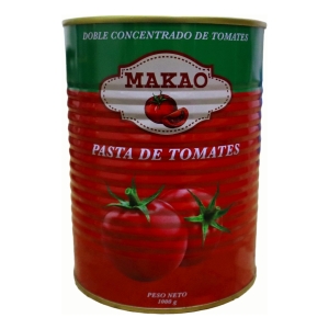 Pasta De Tomates Doble Concentrado De 1000gr Makao