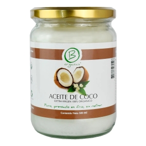 Aceite De Coco 1lts Extra Virgen Y Prensado En Frio