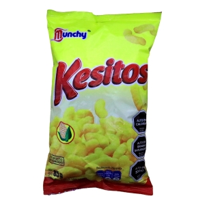 Kesitos Suflés Queso Cheddar Rico Pack X2 De 85g Munchy