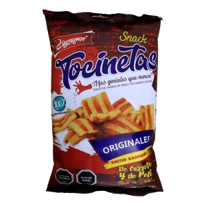 Tocinetas Rico Snack Salado 140g Pack X2 Genymor Premium