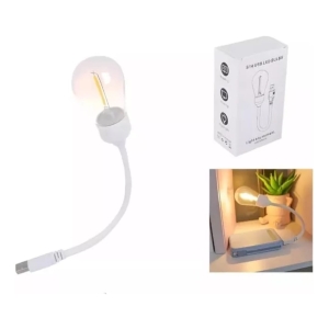 Bombilla Led Portatil Usb Nocturna Notebook Eficiente