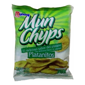 Plátano Frito Salado Natural Sin Gluten 110g Pack X2 Munchy