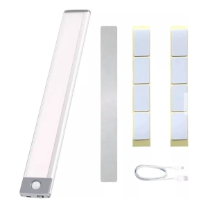 Lampara Led Pared Sensor Movimiento Recargable Cocina Closet